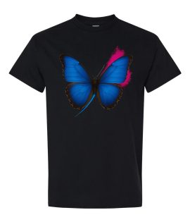 Camiseta 100% Algodón Mariposa